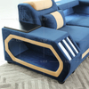 مبل پارچه ای کاناپه ال ای دی سکشنال برای اتاق خواب